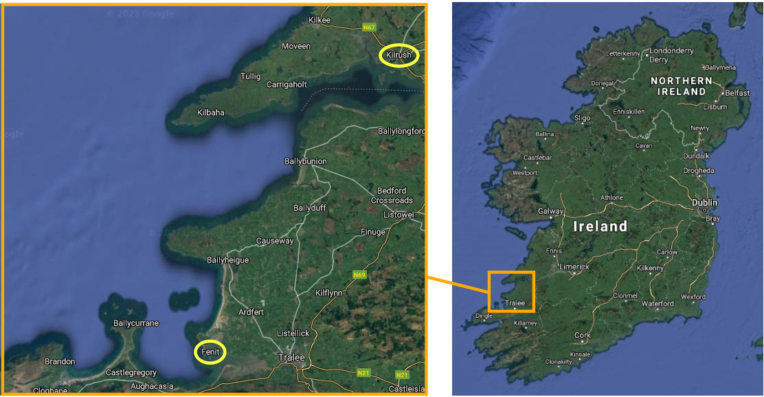 Map of survey area